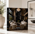 Homes with Abstract Art by Nadaleena Mirat Brettmann