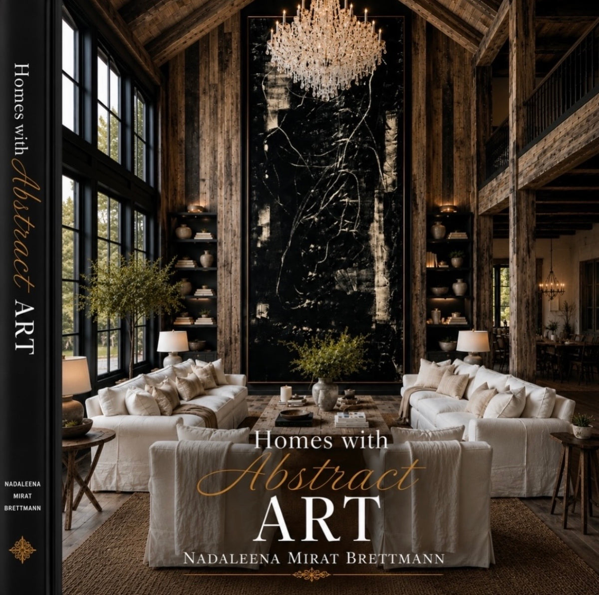 Homes with Abstract Art by Nadaleena Mirat Brettmann